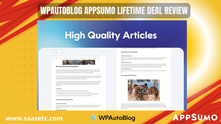 WPAutoBlog AppSumo Lifetime Deal Review